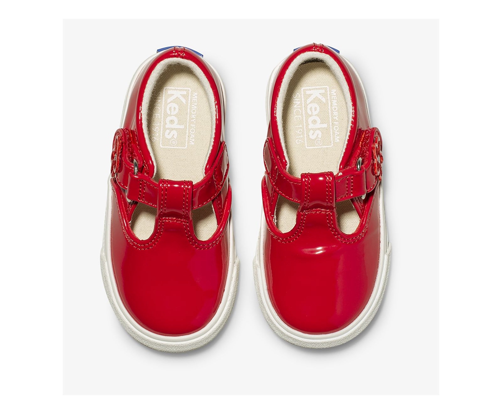 Slip Ons Keds Niña Rojos - Daphne Patent - 3541-VDLXO